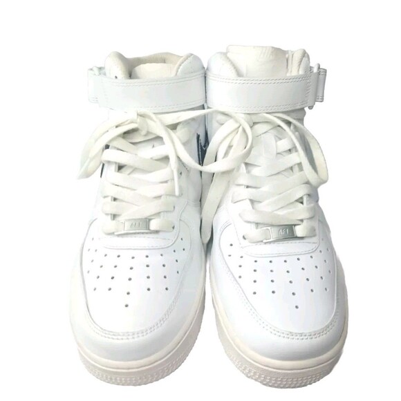 Nike Air Force 1 Mid \'07 Shoes Size 8  Men\'s  Custom Hand Painted Swoosh ! main image 9